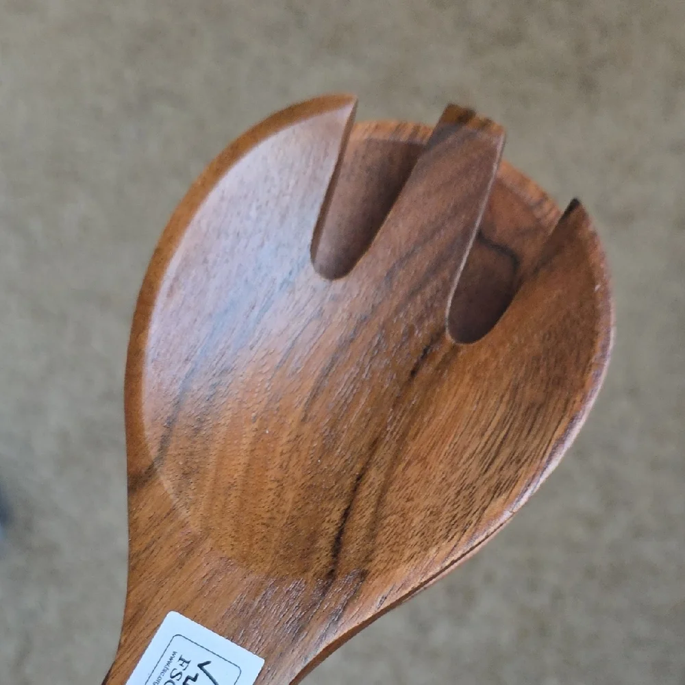 Threshold Wooden Salad Server Set NWT